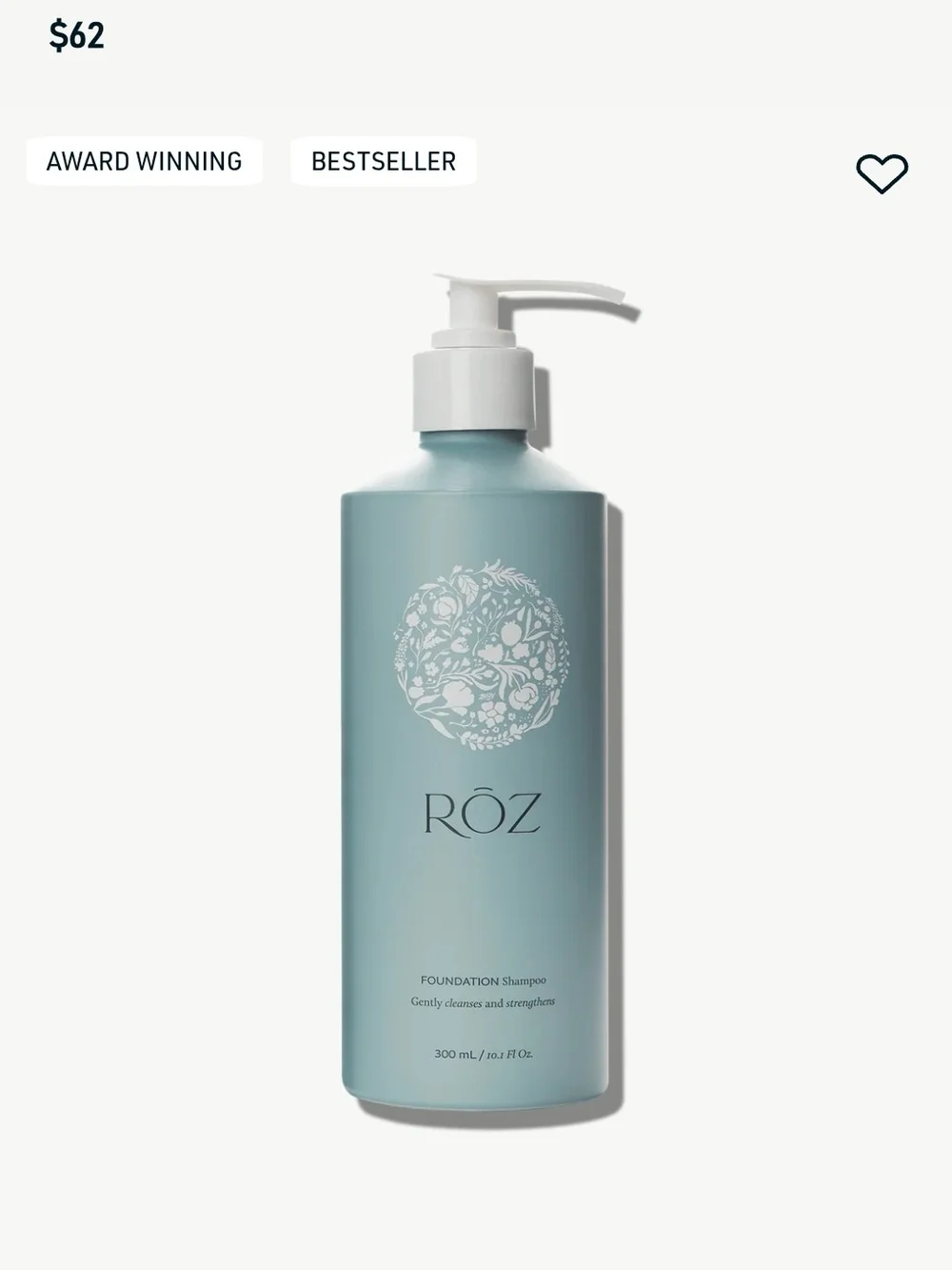 Roz & Ali Shampoo — Light Blue Bottle